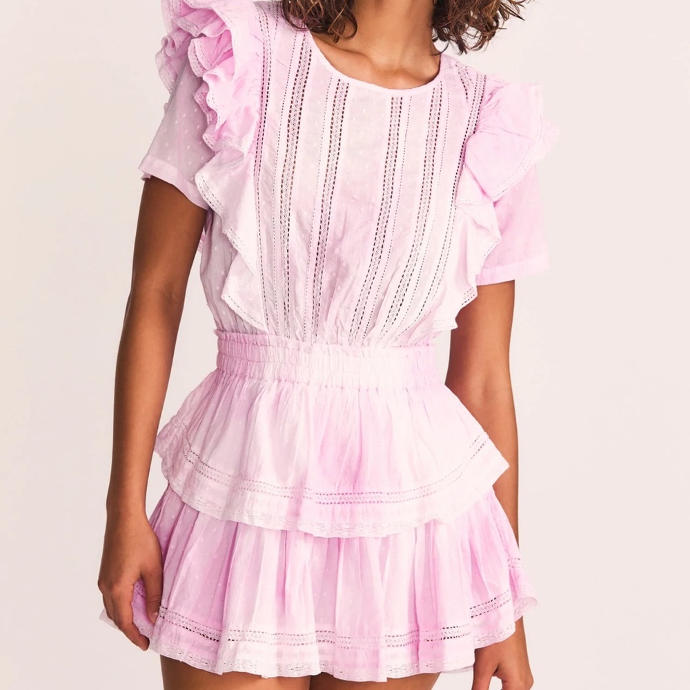 Loveshackfancy pink dress